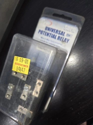 Supco SUPR Universal Potential Relay, 110-270V 418-135-0095 B11-873 NEW