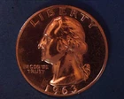 1963 WASHINGTON QUARTER  PROOF ** 1230-5
