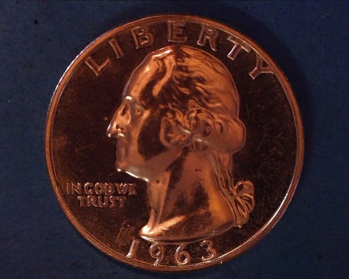 1963 WASHINGTON QUARTER  PROOF ** 1230-5
