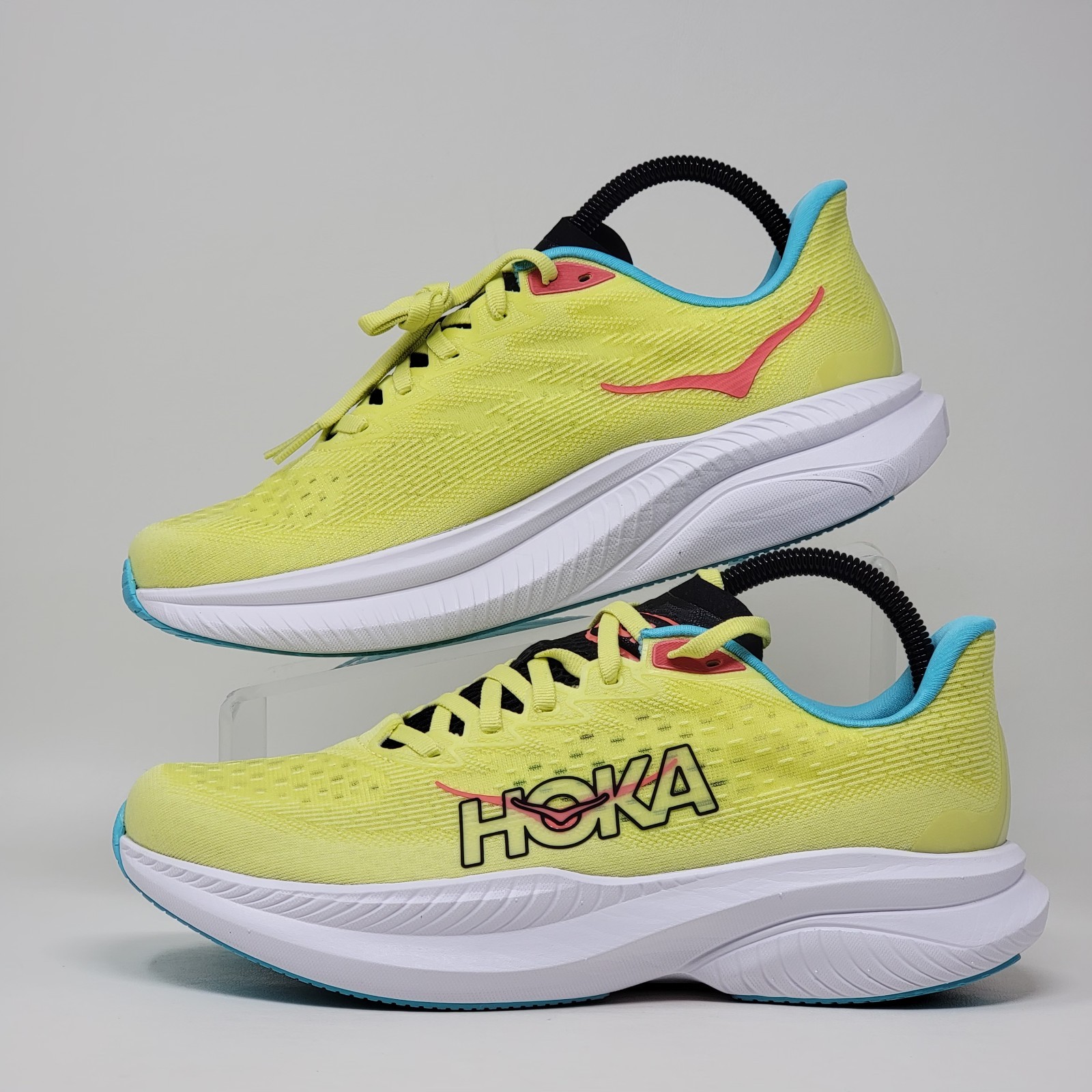 HOKA Women's Size 9 B Mach 6 Lace Up Running Shoes Sneakers 1147810-YZC New thumbnail 3