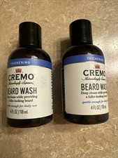 CREMO Thickening beard wash Astonishingly Superior 4FL oz each 2 Pack Rare