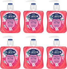 Carex Cherry on Top Antibacterial Handwash 6X250Ml, Antibacterial 4.66 per litre