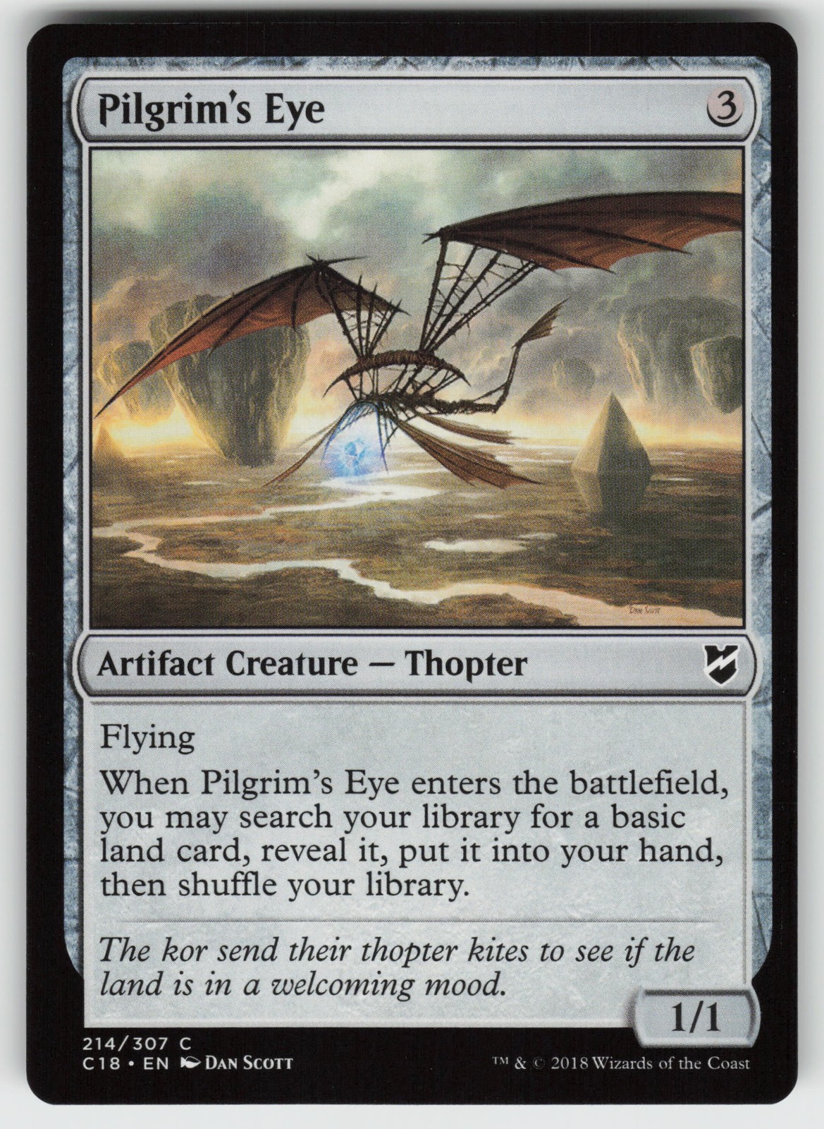 Pilgrim's Eye Commander 2018 214 C NM MTG
