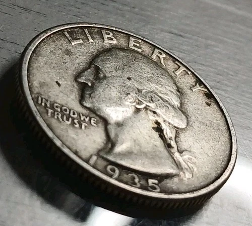 1935-P XF Washington Quarter 90% Silver ~ Free Shipping!