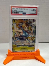 2024 ONE PIECE OP06 O-NAMI ALTERNATE ART #101 PSA 10
