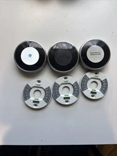Google Nest 2nd Generation 02A Thermostat Stainless Steel - Lot of 3