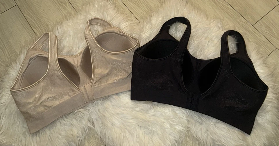 2 sujetadores Bali 3488 Comfort Revolution sin cables florales sin costuras para mujer XL XLarge Foto 3 de 4