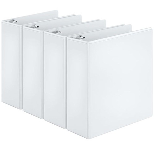 Cardinal Economy 3 Ring Binder, 3 Inch, Presentation View, White, Holds 625 S... - Picture 5 of 5