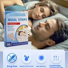 Breathing Nasal Strips Box Of 50 Strips Per Box Snoring