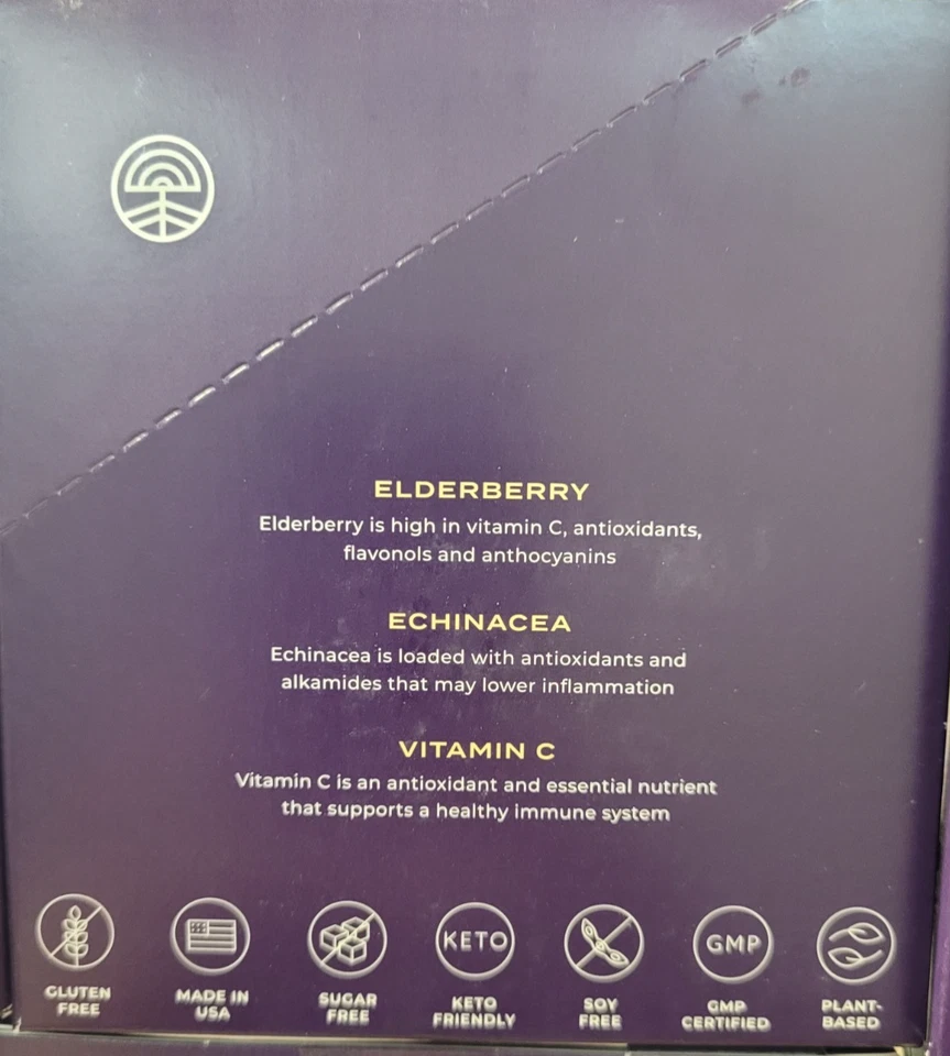 Novo CYMBIOTIKA Suporte Imunológico de Sabugueiro com Equinácea 26 Bolsas FRETE GRÁTIS - Imagem 3 de 4