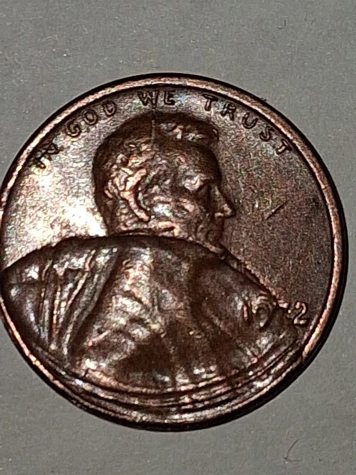 1972 P 层压机错误,正面撞击,尖头,部分断板  — 第 3/4 张图片