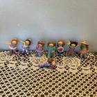 Vintage 1984 Cabbage Patch Kids Birthday Mini PVC CPK  Baby Figures Lot of 8 HTF