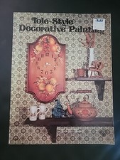 Tole-Style Decorative Painting by Loretta Sias PB booklet 1974 VTG