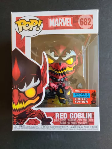 Funko Pop! Marvel Red Goblin #682 NYCC 2020 compartido ¡exclusivo como nuevo!¡!