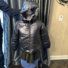 CREWCUTS Girls' reversible metallic puffer jacket with eco-friendly PrimaLoft 10