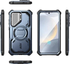 For Samsung Galaxy S25 2025 i-Blason Armorbox Dual-Layer Case N52 Magnets Cover