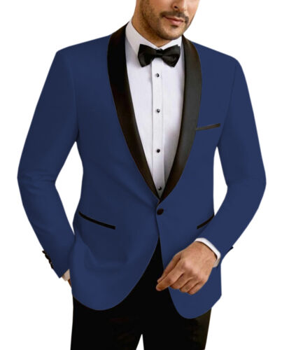 Classic Mens 2-Piece Suits Notch Lapel Wool Blazer+Vest+Pants Slim Fit Groomsman - Picture 1 of 18
