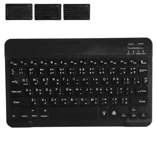 Wireless BT Keyboard 10in With RGB Backlight Square Keycap For Phone Tablet - Picture 6 of 21