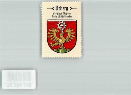 39664740 - 8826 Arberg Wappensammelmarke Kaffee Hag Ansbach LKR - Bild 1 von 2
