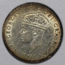 1941 C Canada/Newfoundland Silver 5C, KM19