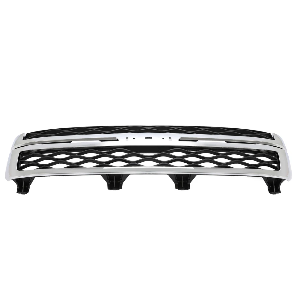 Grille Assembly For 2011-2014 Chevy Silverado 2500 HD /3500 HD Black Chrome - Image 4 of 4