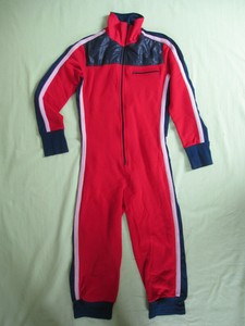 combinaison de ski rouge