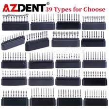 10Packs AZDENT Dental Super Coarse FG Diamond Grit Burs For High Speed Handpiece