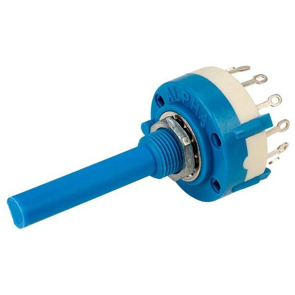 Taiwan Alpha Break Before Make Rotary Switch 1 Pole 12 Way SR2611F011238F5BDNL