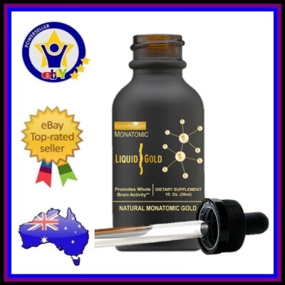 MONATOMIC WHITE POWDER GOLD LIQUID ORMUS Anti-Aging Cognitive Brain Function