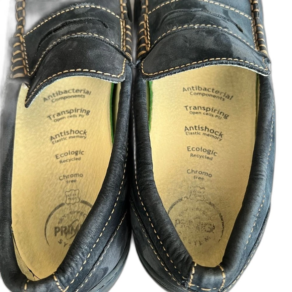 Primigi Comfort Loafers Suede Navy Blue Size 37 Antishock Antibacterial - Image 2 of 4