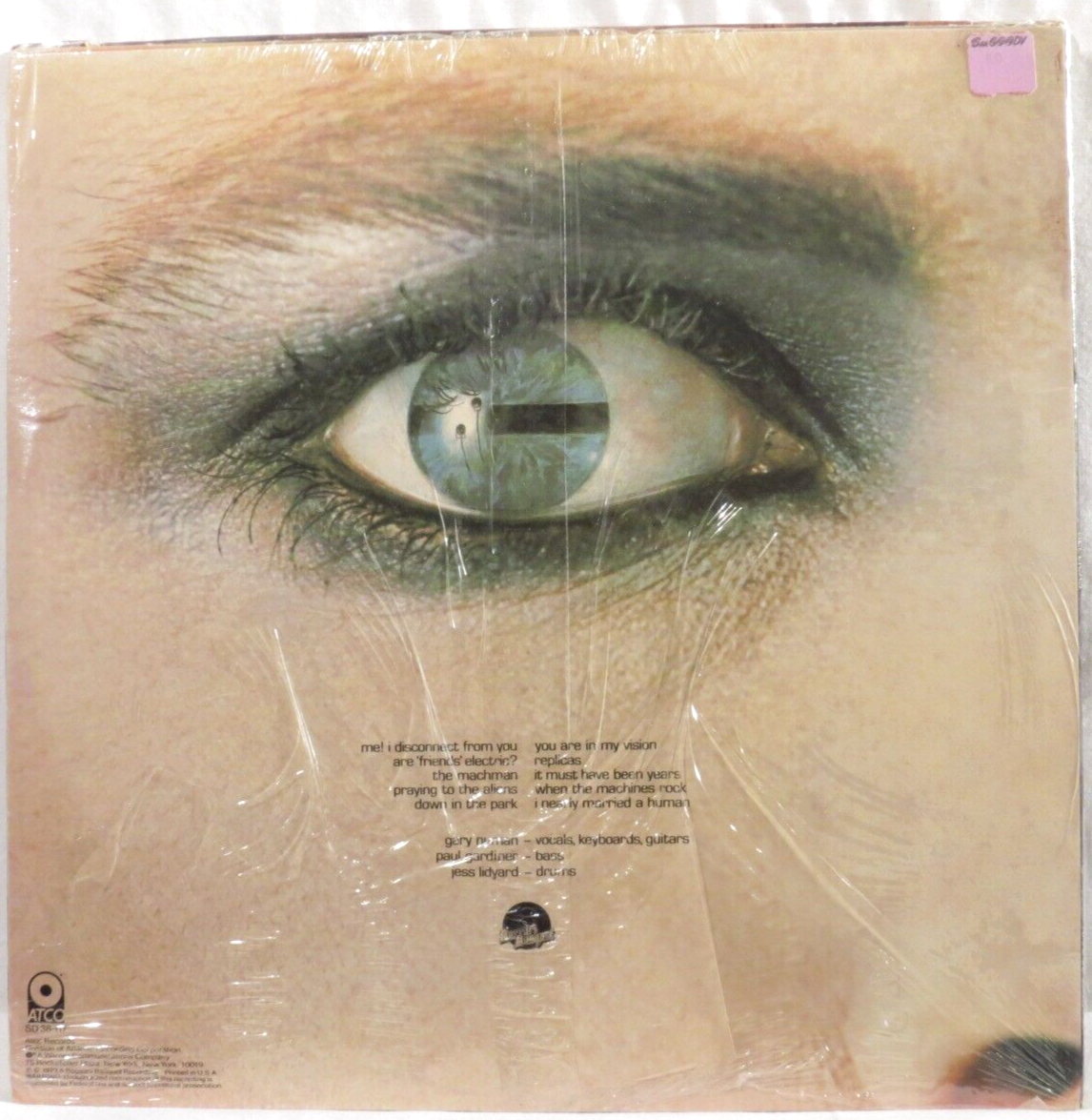 GARY NUMAN + Tubeway Army ‎– Replicas 1979 1st US Issue LP