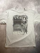 Harley Davidson Jacksonville NC Gray T-Shirt 2018 "Lets Ride" Girl -Size Large?