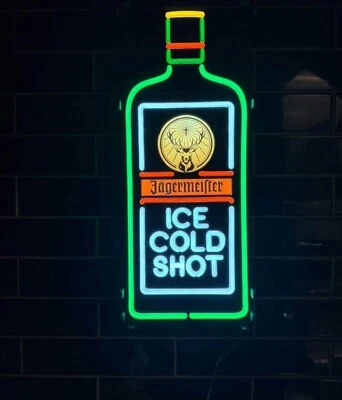 NEW LED Neon Light Bar Sign - Jagermeister