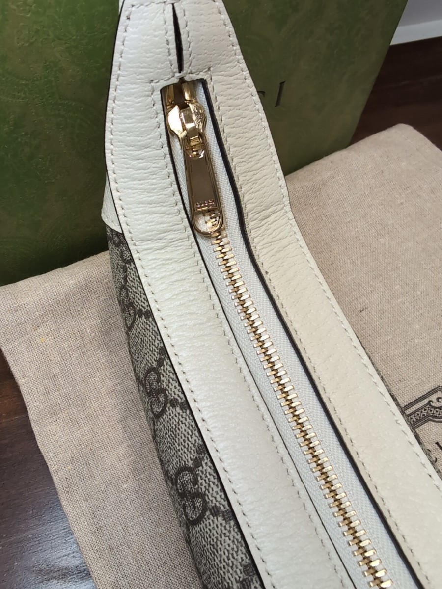 【関税&送料込】Gucci Borsa Hobo Ophidia Piccola Ophidia pochette in beige and ebony Supreme | GUCCI® US
