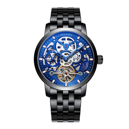 AILANG Watch Hollow Automatic Mechanical Watch 5 ATM Waterproof Men's Wristwatch - Picture 23 of 29
