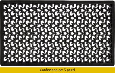 Zerbino In Plastica IGGI "Shut The Front Door" - Marrone 60x40 Cm - Slang Urbano