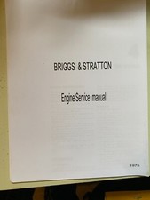 Briggs and Stratton Engine Service Manual