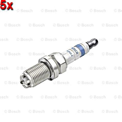 Bosch 5x spark plug for Alfa Romeo Alpina Ston Martin Audi BAIC 80-18 0242232801 - Picture 1 of 6
