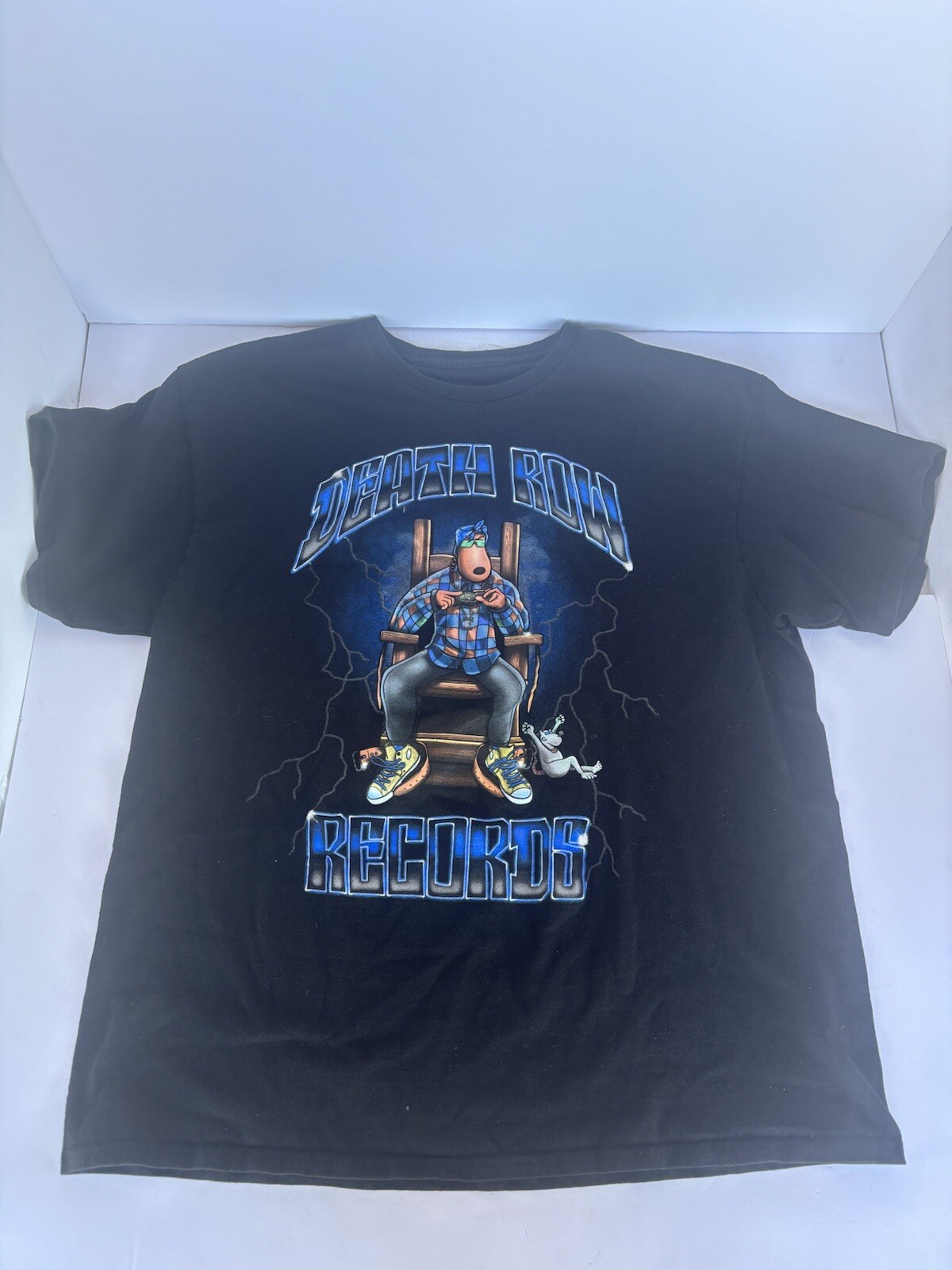 FILA T SHIRT CROOKS & CASTLES STAMPA GRAFICA DEATH ROW RECORDS SNOOP DOGG TAGLIA L