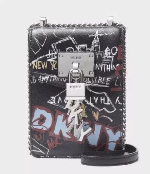 dkny elissa graffiti pebbled