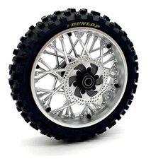 Losi Promoto - Rear Tire, factory assembled complete w/bearings & rotor LOS06000