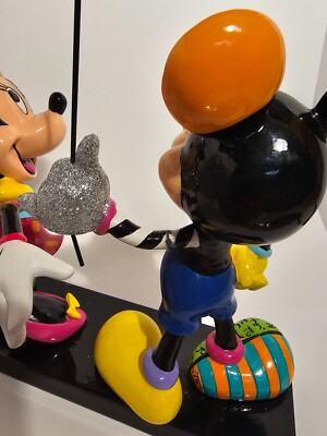 Romero Britto Disney Mickey and Minnie Figurine Limited Edition