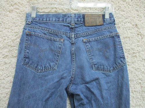 VINTAGE Polo Ralph Lauren Jeans 18 (28x31) Boys Youth Size Blue Denim Straight - Picture 6 of 12