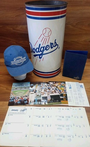 Vintage Sports Specialties LA Dodgers Hat, P&K 19" Can, 1984 Day By Day *READ*