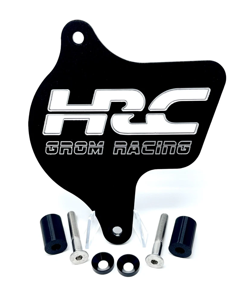 Cubierta de piñón HRC de aluminio Billet 2022+ Honda Grom MSX 125cc Foto 2 de 4