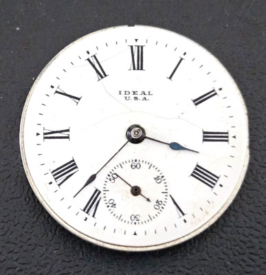 VINTAGE~NEW YORK STANDARD IDEAL 301 0s~7J USA WATCH MOVEMENT  104