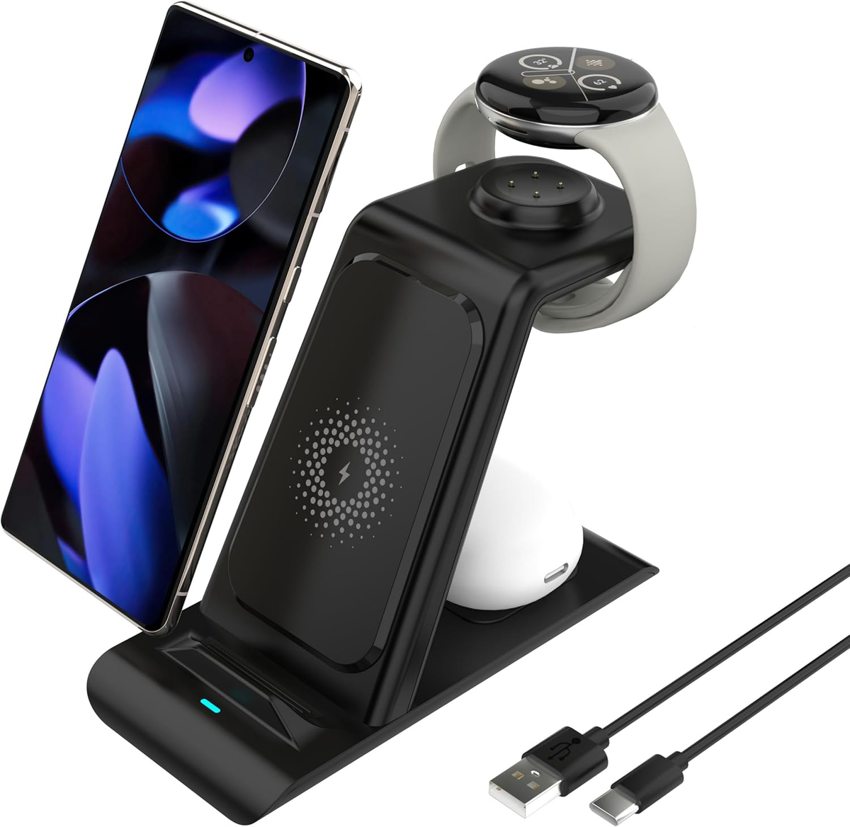 SPGUARD Wireless Charger for Google Pixel Watch 3/2 (Not for