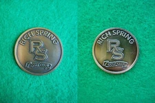 (Pick 1) Rich Spring Golf Club Ball Marker Metal Flat Coin Cold Spring Minnesota