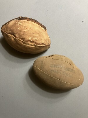 Antique Football 1920's “Toss Around” Balls, Lot Of Two. | eBay
