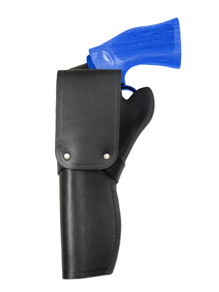 NUEVO Revólveres Smith & Wesson de 6" con funda para pistola estilo occidental de cuero negro Barsony Foto 2 de 4